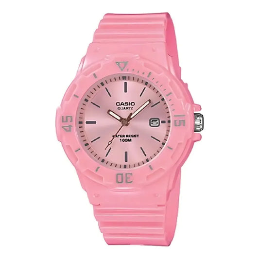 Reloj Pulsera Casio Lrw-200h-2b Con Correa De Resina Color Rosa