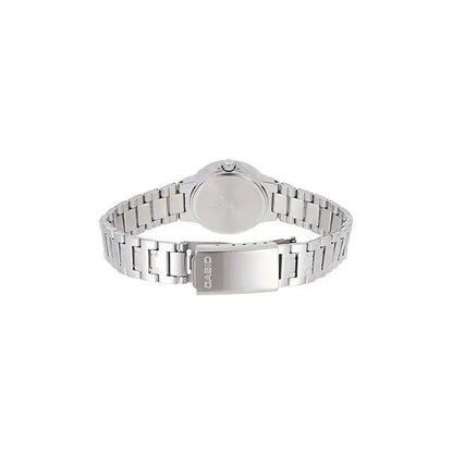 Reloj Casio Ltp-1241d-4a Mujer Plateado Rosa