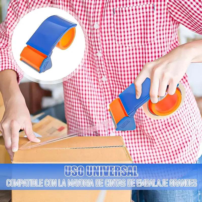 Dispensador De Cinta Cortador De Cinta De Embalaje Dispensad Naranja Con Azul
