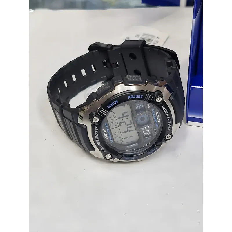 Reloj Casio Digital Varón / Ae-2000w-1av Negro Negro/azul