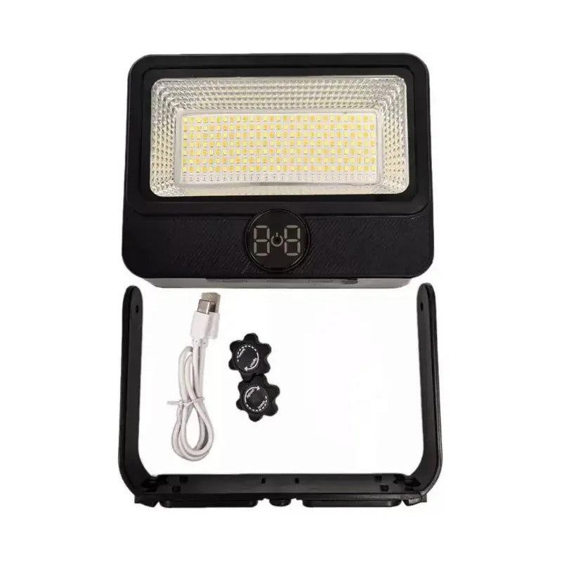 Reflector Irm 13926 100w Luz Potente Exterior Portable Negro Blanco