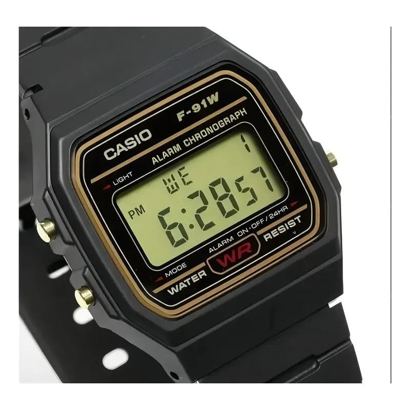 Reloj Unisex Casio Digital F-91wg-9qdf De 3 Atm