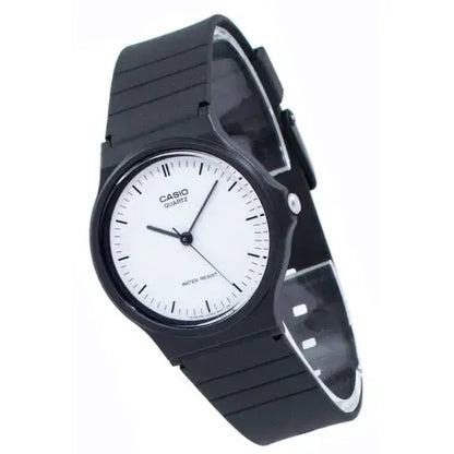 Reloj Casio Mq-24-7e Analógico De Resina Con Malla Negra Negro Blanco