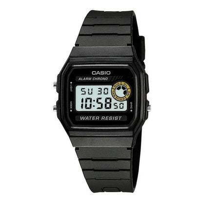 Reloj Casio F-94wa-8d Negro Cuadrado Digital Vintage Preto Celeste