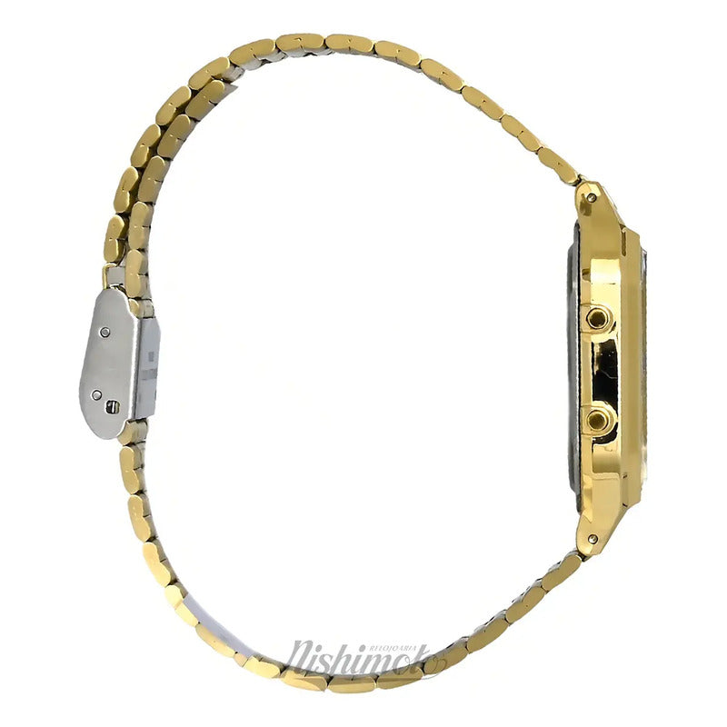 Reloj Unisex Casio Vintage Rectangular Dorado Aq-230ga-9b