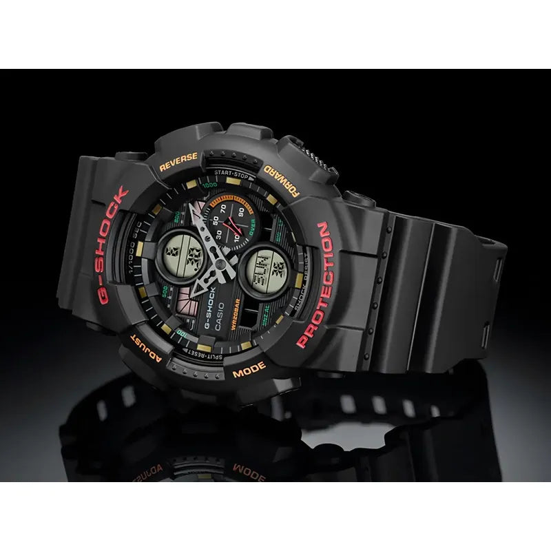 Reloj Casio G-shock Ga-140-1a4dr Para Hombre Negro