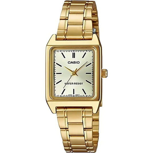 Reloj Casio Quartz Ltpv007 Dama Dorado Dorado Ltp-v007g-9e