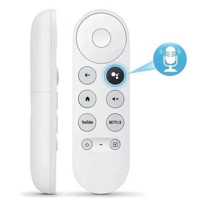 Control Remoto Compatible Con Google Chromecast 4k Tv Hd Blanco