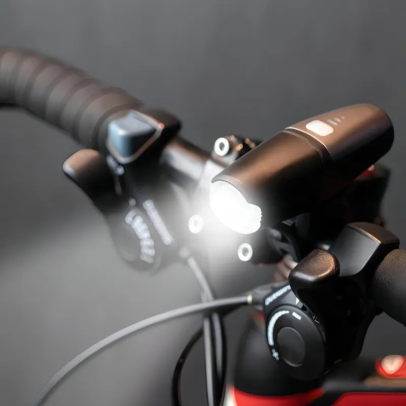 Linterna Recargable Bicicleta Westinghouse 240 Lúmenes Led Color Negro