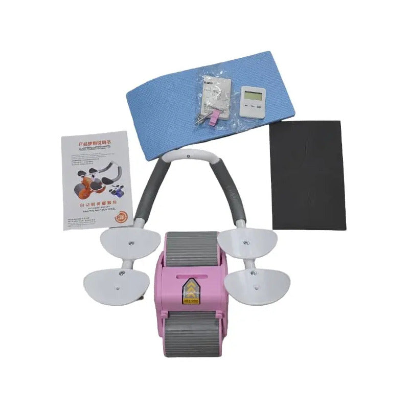 Rueda Abdominal, Soporte Para Codos Rosa