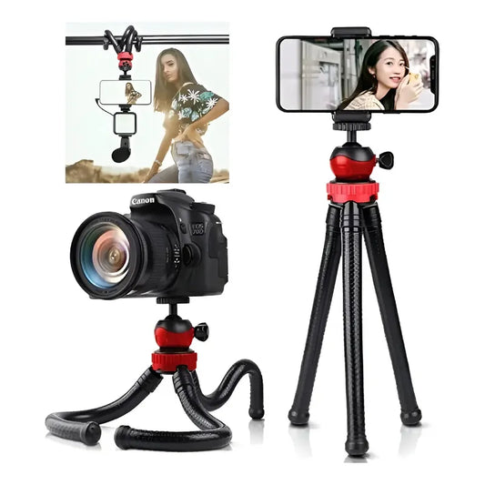 Kit De Accesorios Video-making Ay-49g Tripode + Luz + Mic