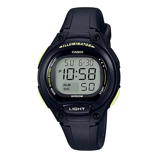Reloj Casio Lw-203-1b Cuarzo Unisex Color De La Correa Negro