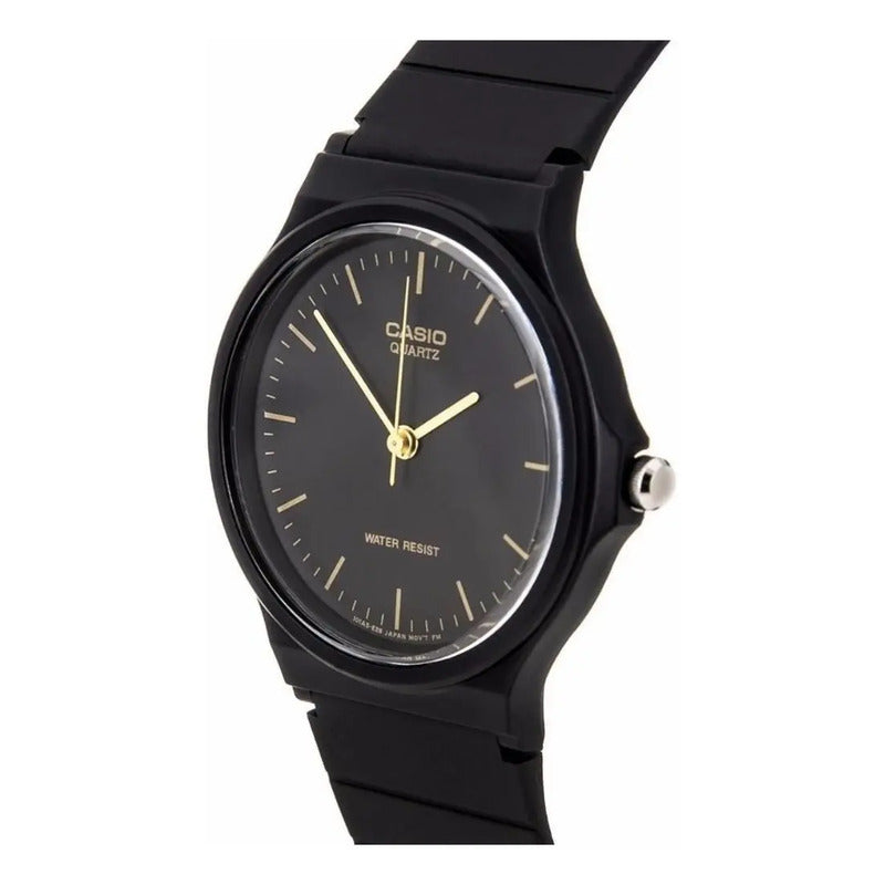 Reloj Pulsera Casio Mq-24-1e Con Correa De Resina Color Negro