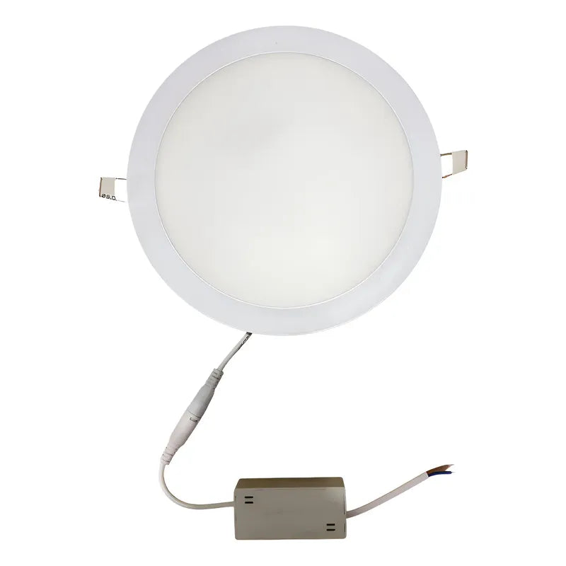 Foco Panel Led Embutido 18 W 3000k, 1530lm, 21cm Blanco Cálido