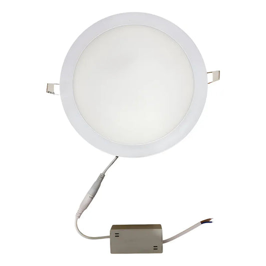 Foco Panel Led Embutido 18 W 3000k, 1530lm, 21cm Blanco Cálido