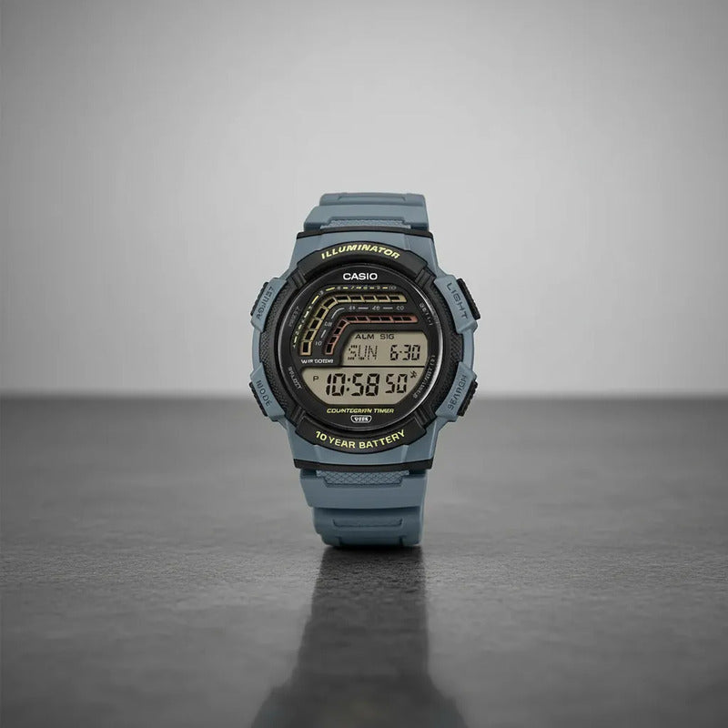 Reloj Casio Ws-1800-2avdf Gris Negro