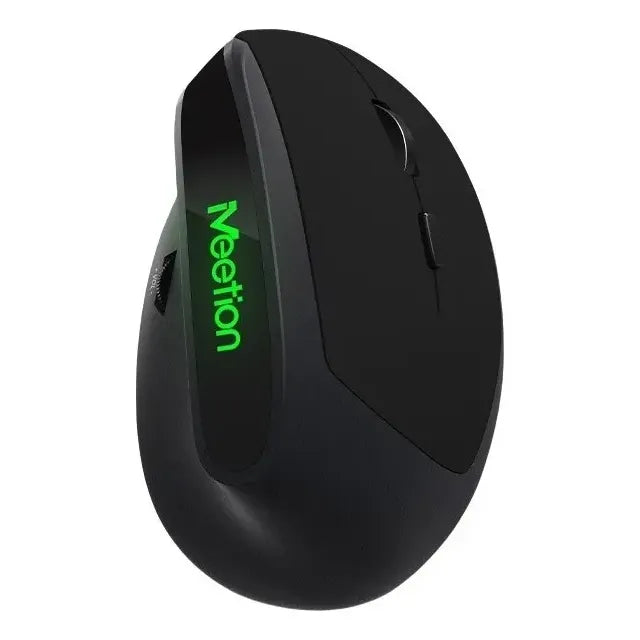 Mouse Meetion R390 Vertical Ergonómico Inalámbrico Negro Negro