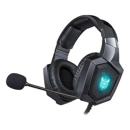 Auriculares Gamer Onikuma Gamer K8-v Negro Con Luz Led