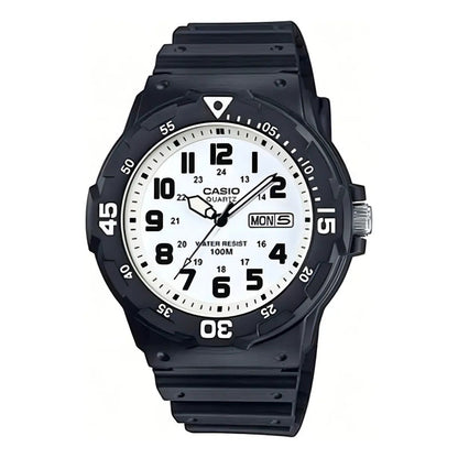 Reloj Hombre Casio Mrw-200h-7bv Análogo Color De La Correa Negro 1b