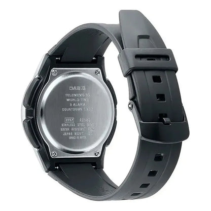 Reloj De Pulsera Casio Collection Aw-80-1a Negro Plateado/negro