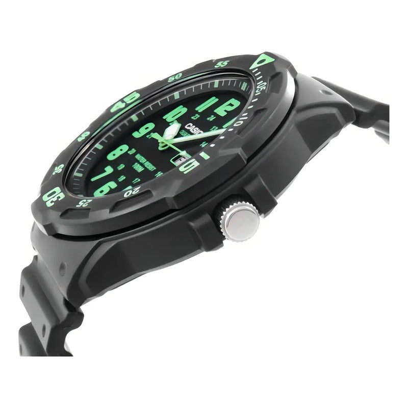 Reloj Pulsera Casio Mrw-200h-3b Con Correa De Resina Color Negro