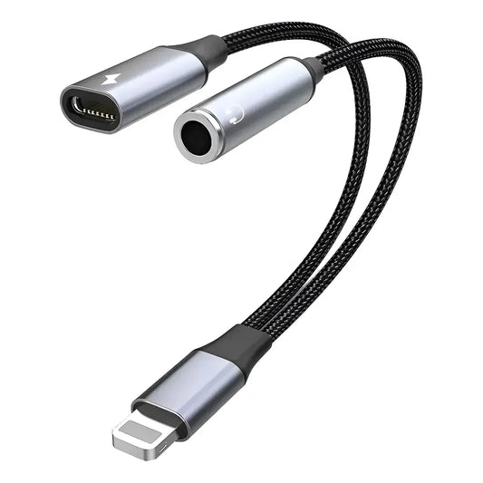 Adaptador Compatible Con Lightning Y Iph Audio Mu4