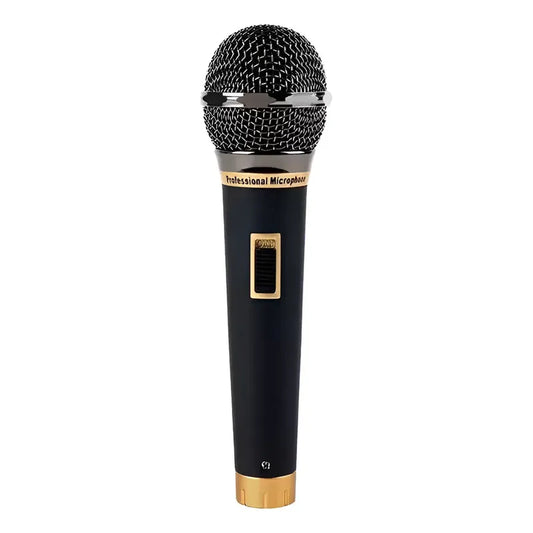 Microfono Alambrico Karaoke Profesional Canto Cardioide Voz Negro