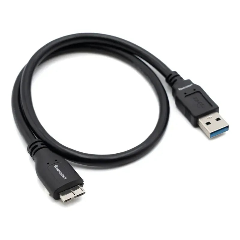 Cable Usb A Micro B Tecmaster De 50 Cm, Negro