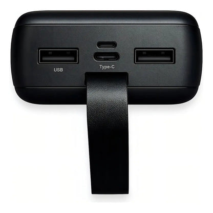 Cargador Portátil Power Bank Irm 30000mah Usb/c/v8 Carga Rap Negro