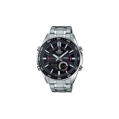 Reloj Casio Edifice Efv-c100d-1a Novedad Agente Oficial Caba Plateado Negro