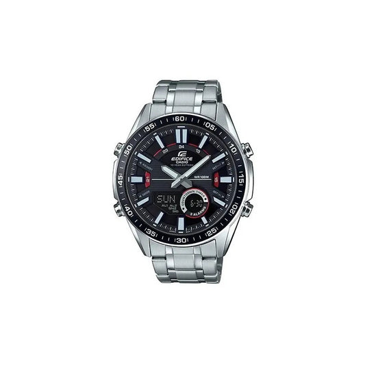 Reloj Casio Edifice Efv-c100d-1a Novedad Agente Oficial Caba Plateado Negro