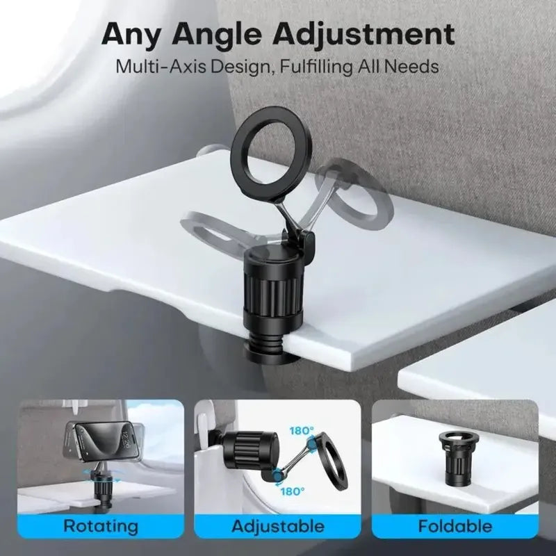 Soporte Para Teléfono Magnético De Viaje 360° Negro