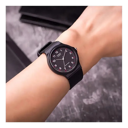Reloj Pulsera Casio Mq-24-1bl Con Correa De Resina Color Negro Negro
