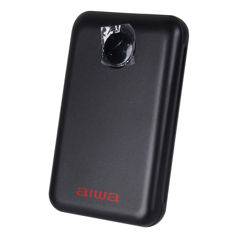Cargador Batería Ext Powerbank 10.000 Mah Aiwa Paw-300 Negro Negro