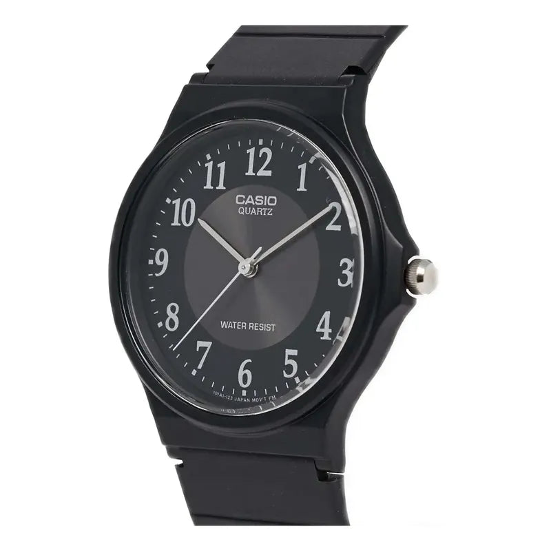 Reloj Pulsera Casio Mq-24-1b3 Con Correa De Resina Color Negro
