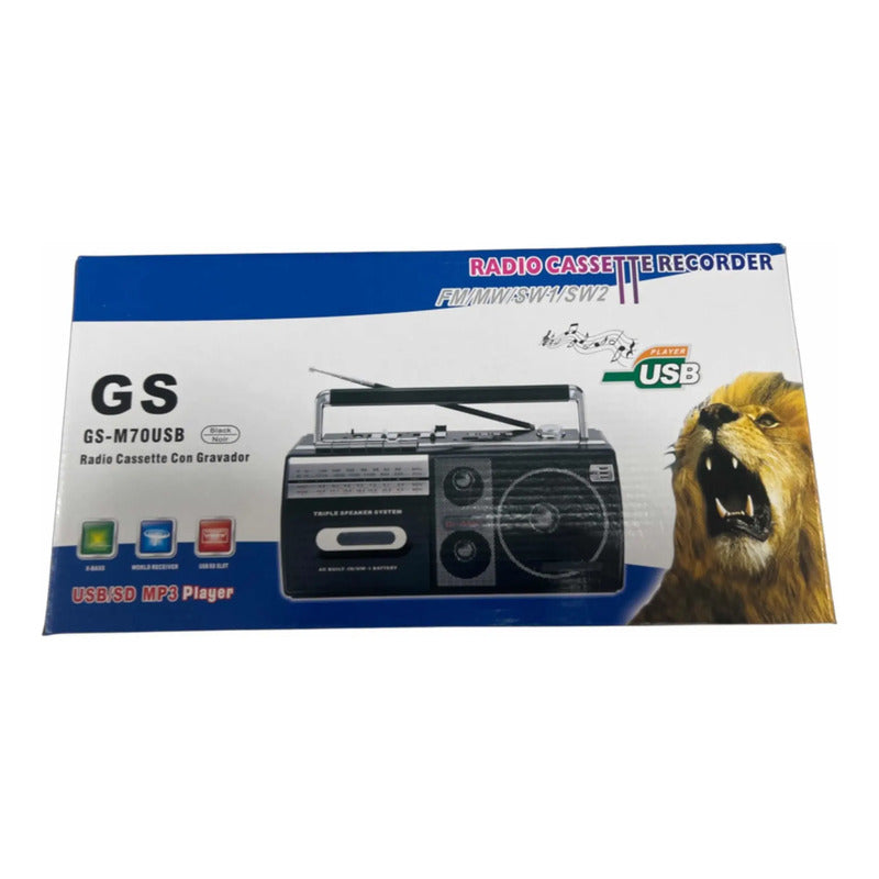 Radio Cassette Recorder Usb Sd Fm Am