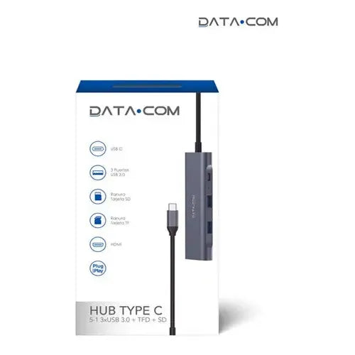 Hub Adaptador Usb Tipo C Con 3 Puertos Usb 3.0