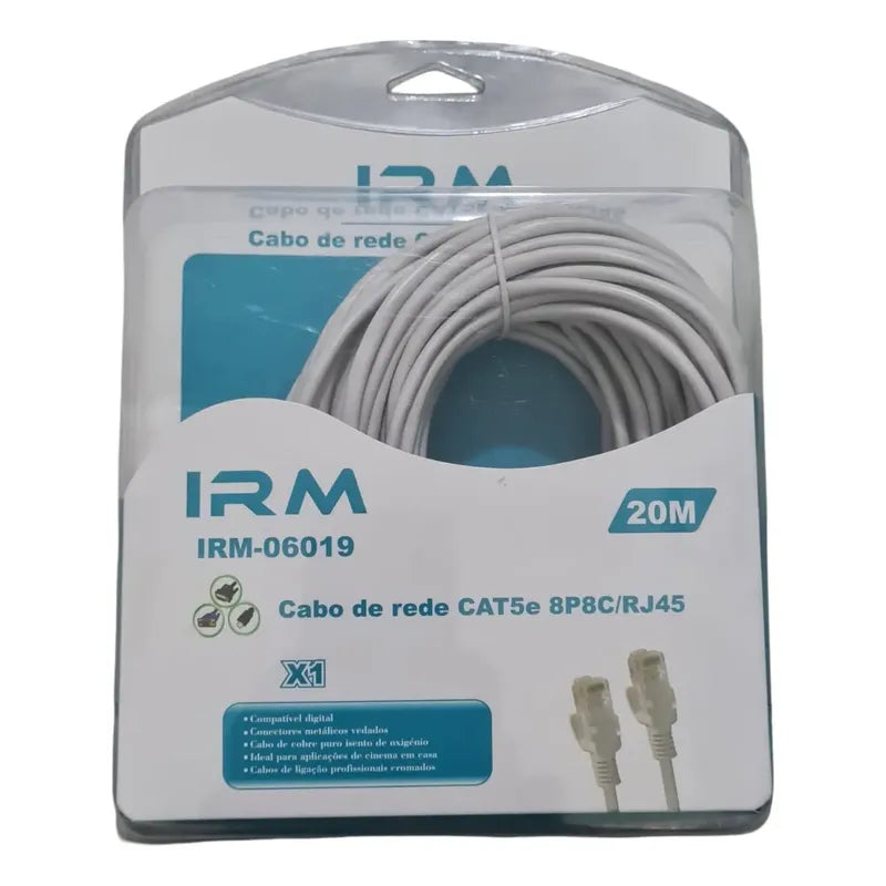 Cable De Red Cat5e Rj45 20 Metros