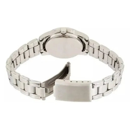 Reloj Pulsera Casio Ltp-1215a-7a Con Correa De Acero Inoxidable Color Plateado