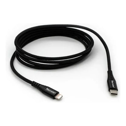 Cable Usb Tipo C A Lightning 1.5m Negro Reforzado Tecmaster
