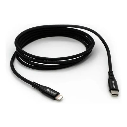 Cable Usb Tipo C A Lightning 1.5m Negro Reforzado Tecmaster