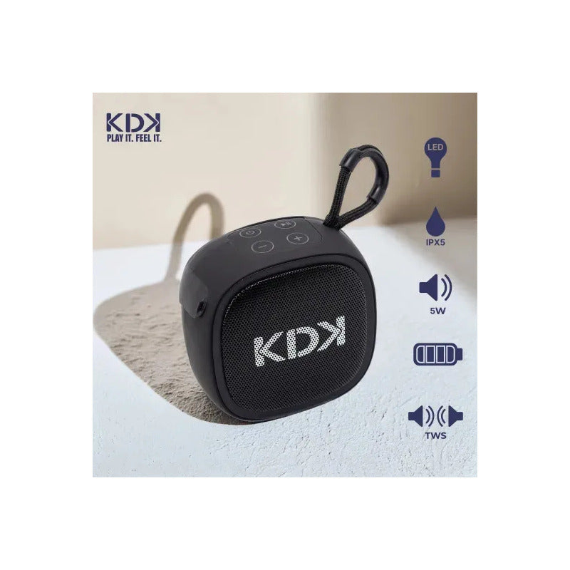 Parlante Mini Kdk Bluetooh Negro 5w