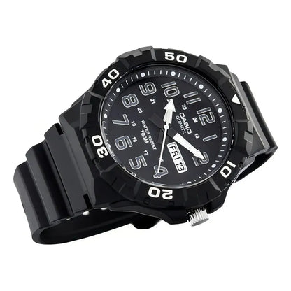 Reloj Casio Mrw-210h-1a Numeros Plata Caratula Grande 55mm 100m