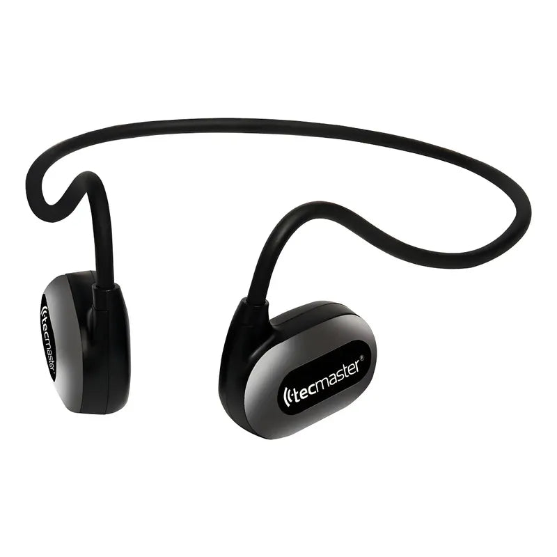 Audífonos Deportivo Bluetooth Tecmaster Air-conduction Color Negro Luz Azul