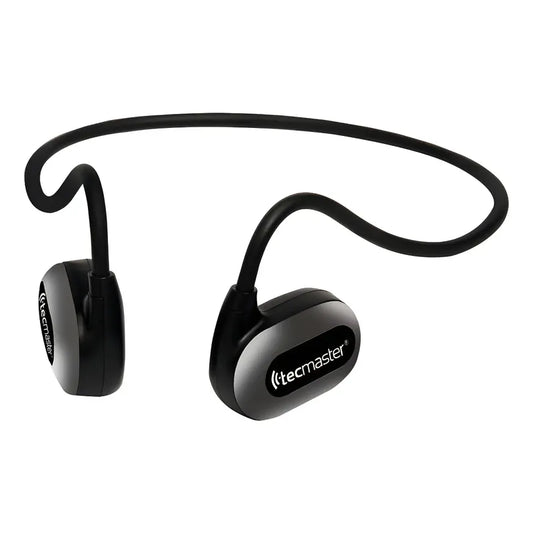Audífonos Deportivo Bluetooth Tecmaster Air-conduction Color Negro Luz Azul