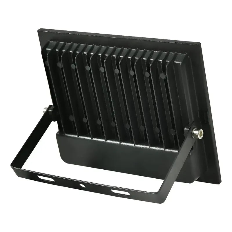Foco Reflector Led Floodlight 50w Luz Fría Negro Blanco Frío