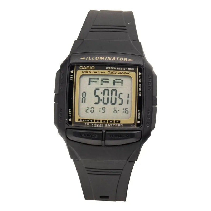 Reloj Casio Hombre Modelo Db-36-9avdf Correa De Resina Negro Relojes De Muñeca