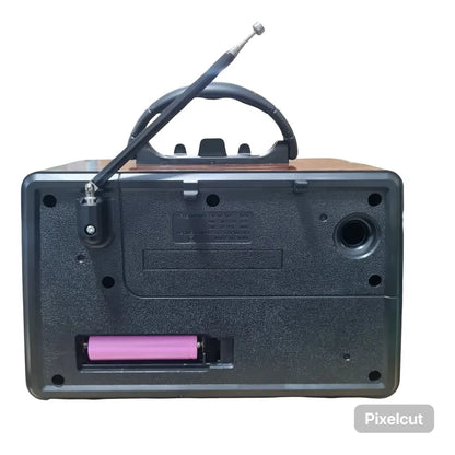 Radio 3 Bandas Rercargable Usb Y Tipo C Marrón