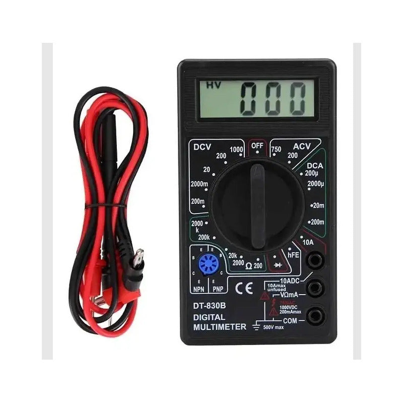Multímetro Digital Lcd Dt-830b
