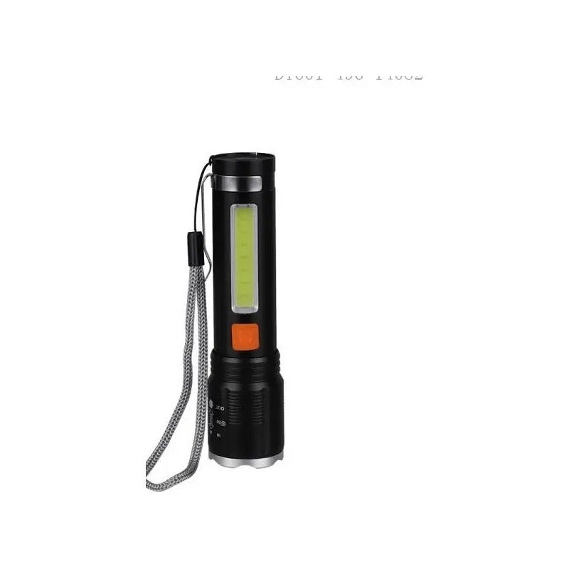 Linterna Fa-bx-p12 Rechargeable Zoom Flashlight With Cob+p50 Color De La Luz Blanco
